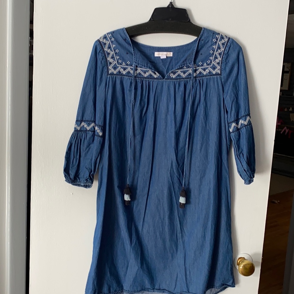 Ladies Westport 12 petite light weight chambray dress